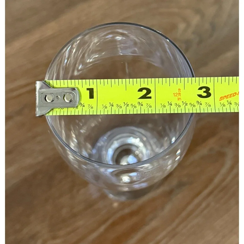 Set of 3 KROSNO Poland Crystal Bubble Pilsner Glasses Crate & Barrel